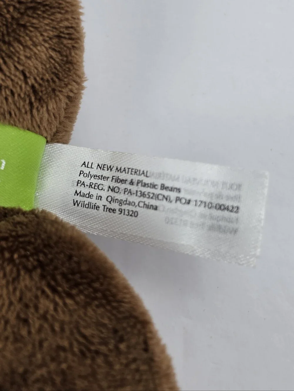 Plush Brown Monkey Stuffed Animal - Soft Kids Toy - Picture 7 of 8